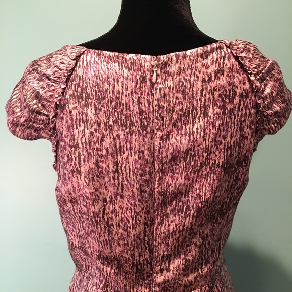 Banana Republic Pink Speckled Cap Sleeve Sheath Dress - Picture 5 of 8